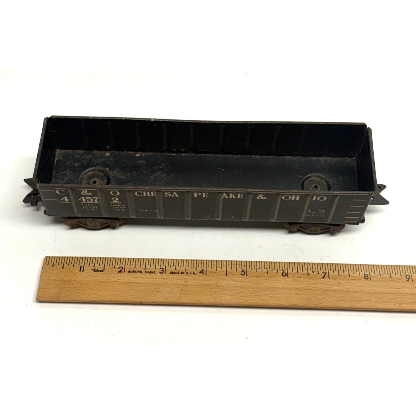 Vintage Marx O O-27 Tin C&O #44572 Chesapeake & Ohio Gondola
