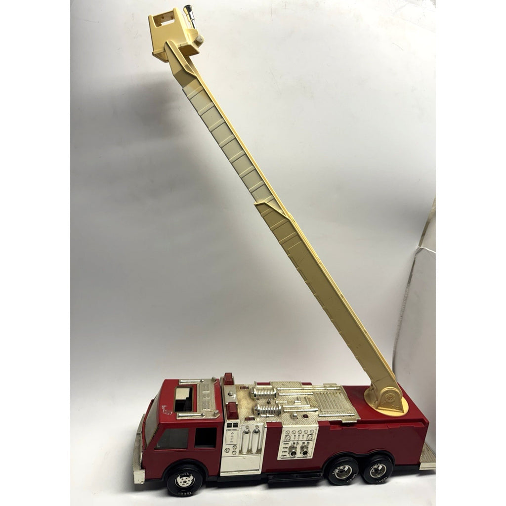 Vintage 1993 23" Tonka Fire Truck Engine No 5 Rescue Boom Ladder #92330