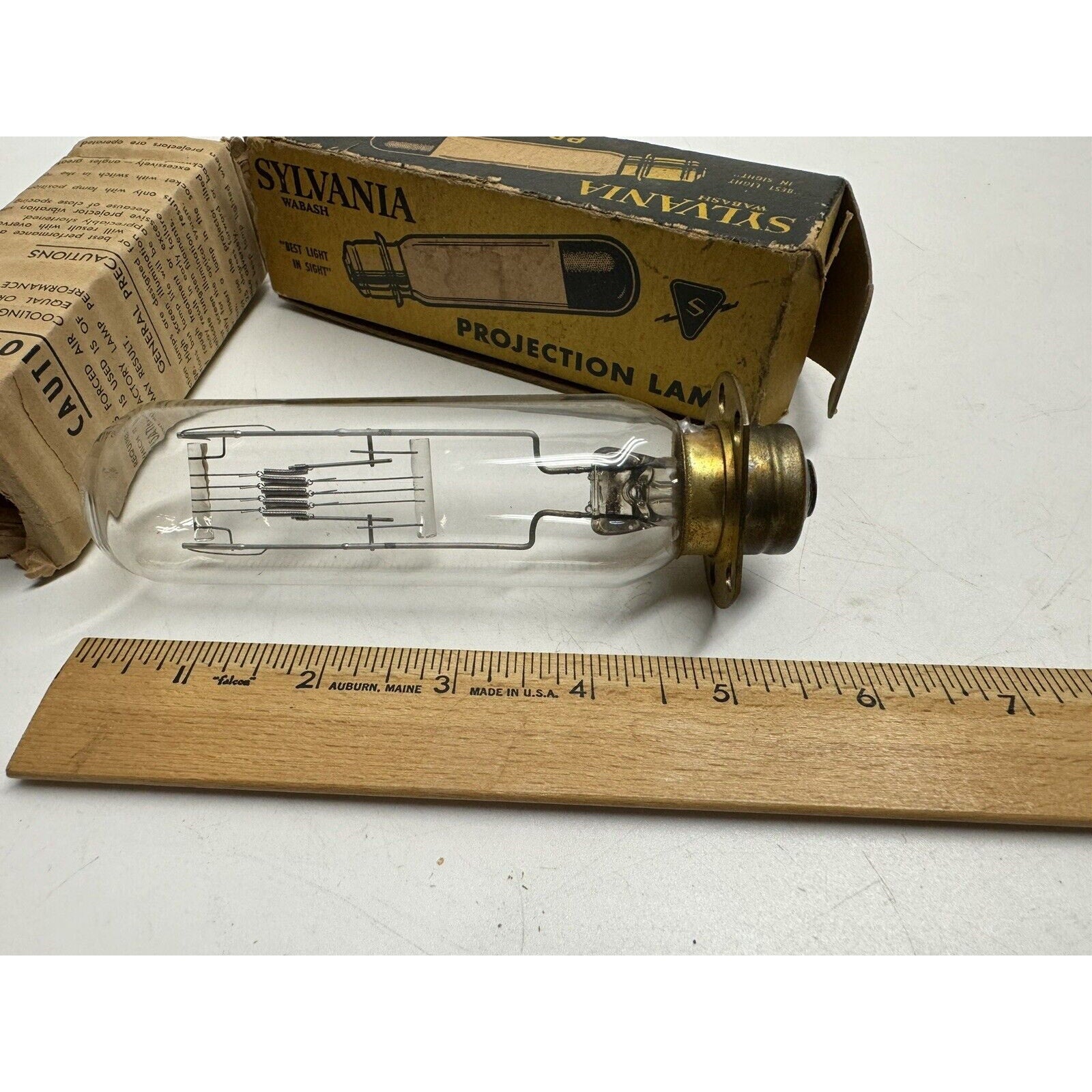 CLG CLS SYLVANIA Projector Bulb Projection Lamp BLUE TOP 750w NOS ORIGINAL BOX