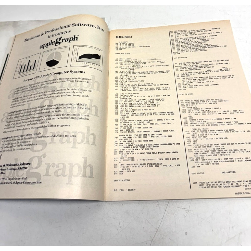 VTG Nibble Apple Mac Computer Programs Vol 02 No 02