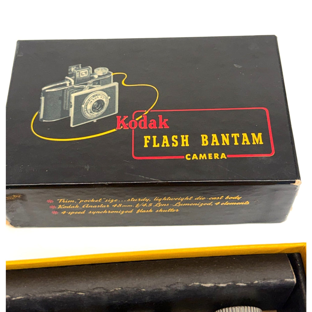 Vintage Kodak Flash Bantam Vintage Folding 35mm Camera 48mm f/4.5 Lens NEW