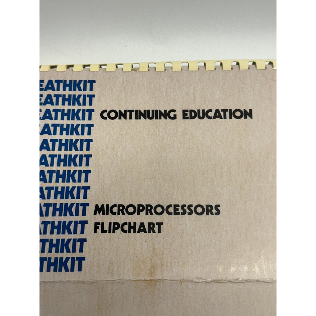 VINTAGE "RARE" Heathkit Continuing Education Microprocessors FLlipchart 1977