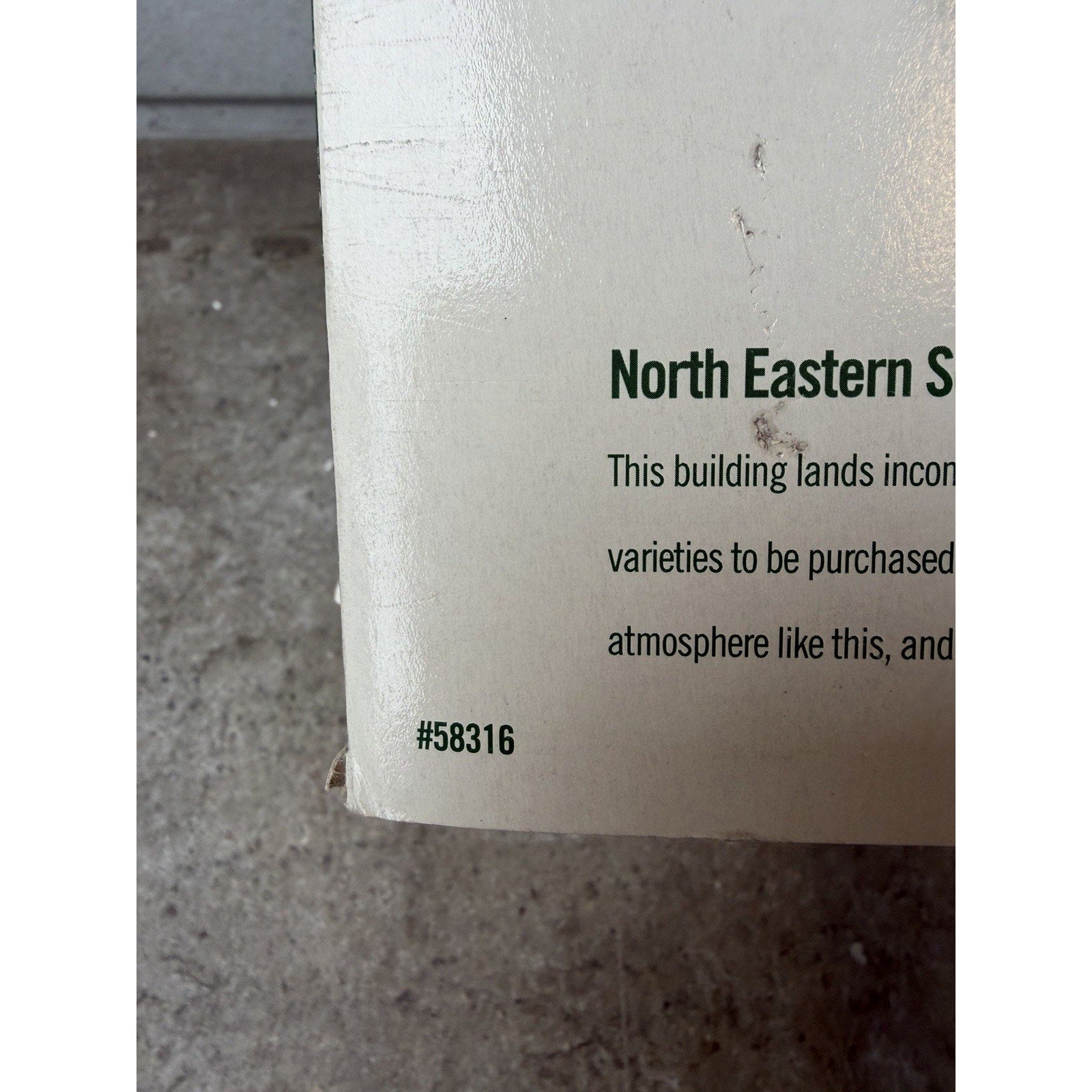 VINTAGE NEW 1999 Department 56 Dickens' "North Eastern Sea Fisheries" 56.58316