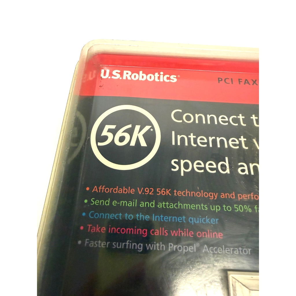 Vintage U.S. Robotics 56K PCI Faxmodem V.92 Internal Dial Up Modem NEW SealedNOS