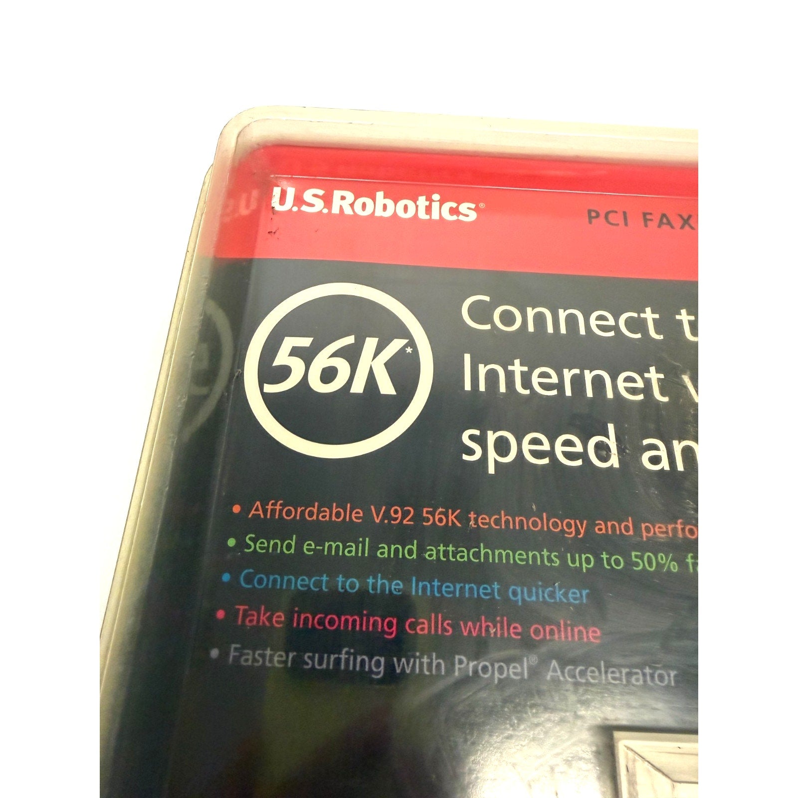 Vintage U.S. Robotics 56K PCI Faxmodem V.92 Internal Dial Up Modem NEW SealedNOS