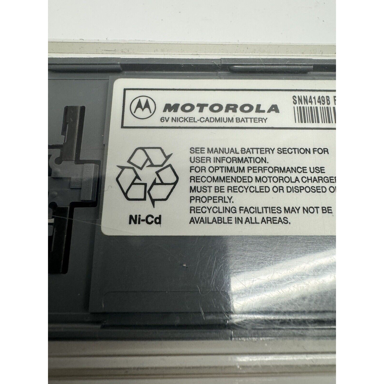 VINTAGE FACTORY SEALED Motorola OEM 428-muxl SNN4149B 6 V Battery