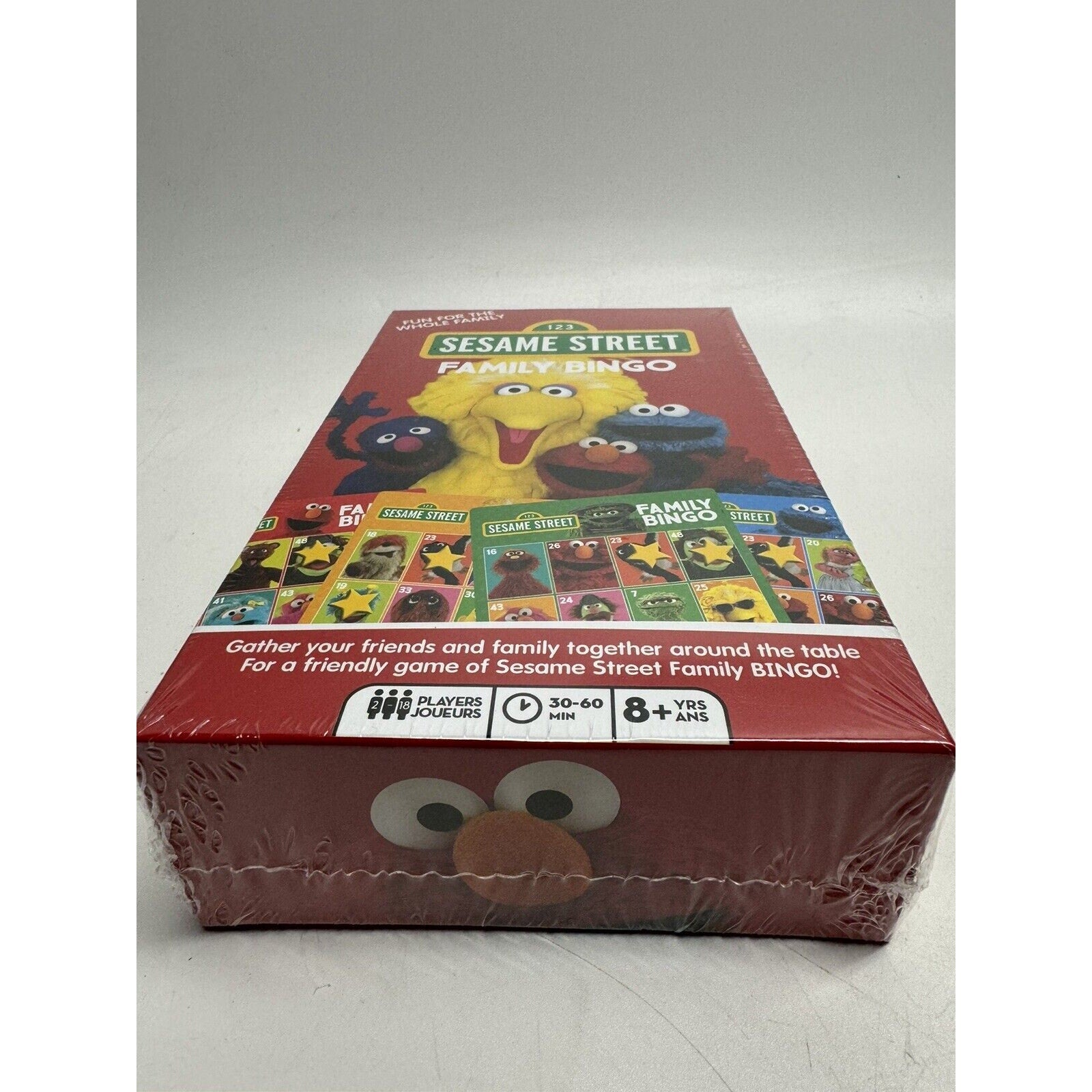VINTAGE FACTORY SEALED 123 Sesame Street Family Bingo Game Aquarius Images