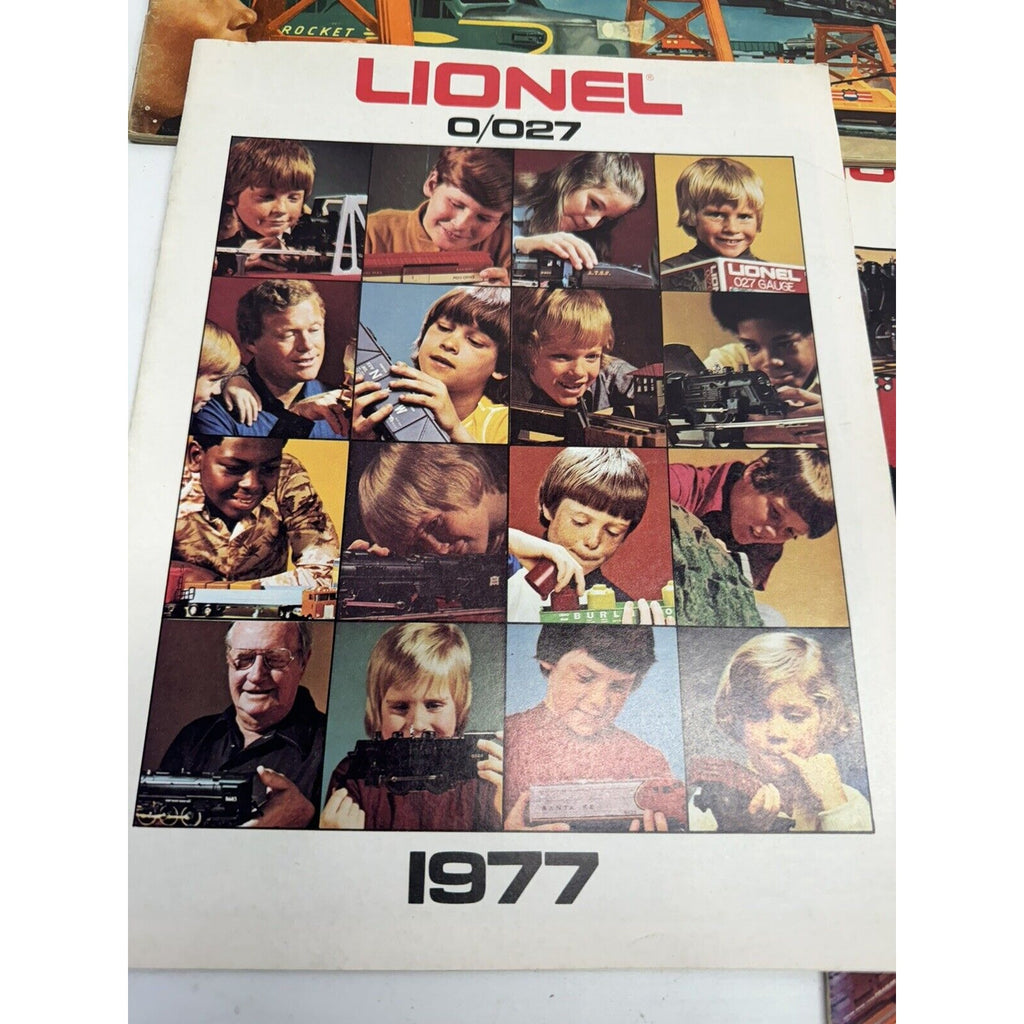 Vintage LOT OF 6 Lionel Train & American Flyer Railroad Catalog 1961, 1976, 1977