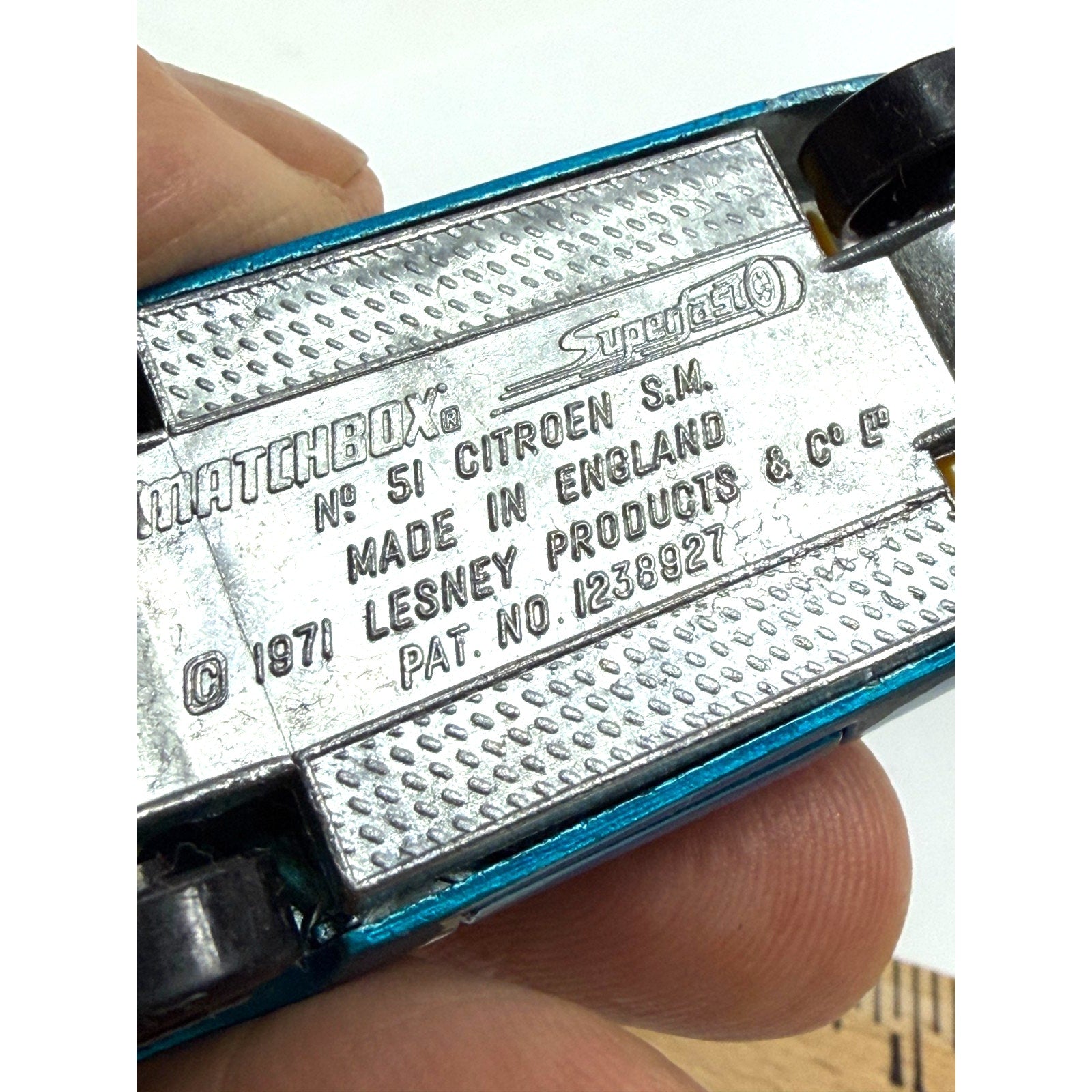 Vintage Matchbox Lesney Superfast SF51 Citroen SM- blue