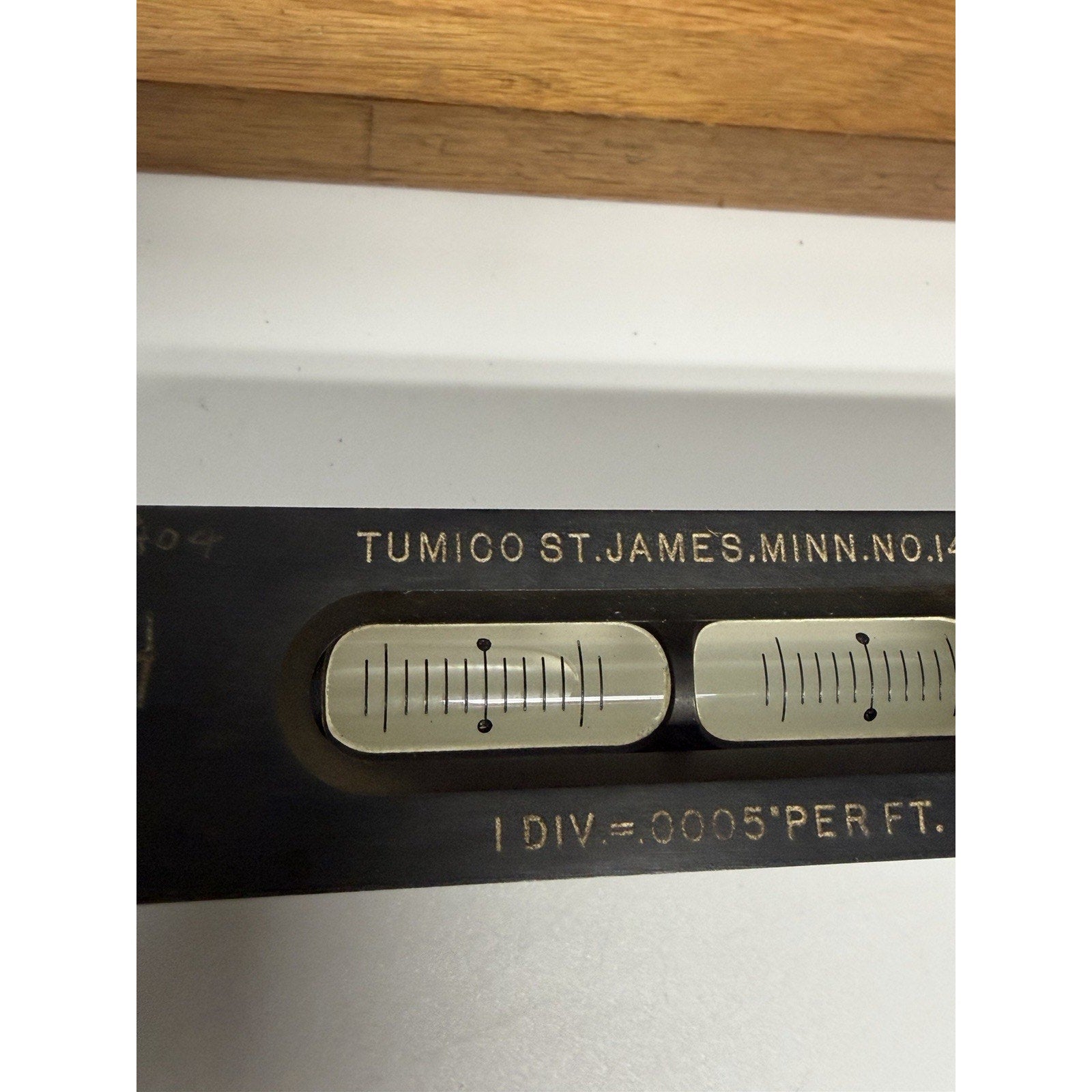 VINTAGE Scherr-Tumico Master Precision Machinist Level (Model No. 1415)