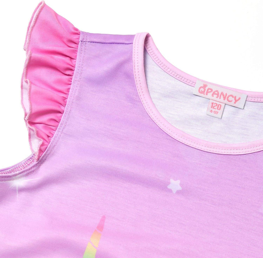 Girls Nightgowns Princess Nightdress Cotton Sleepwear Pajamas Dress for Kids