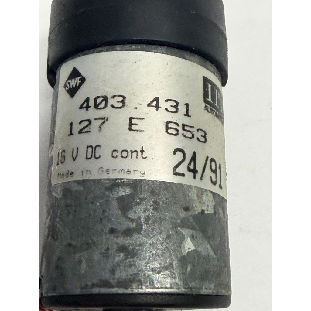 Vintage SWF ITT 403.431 DC motor