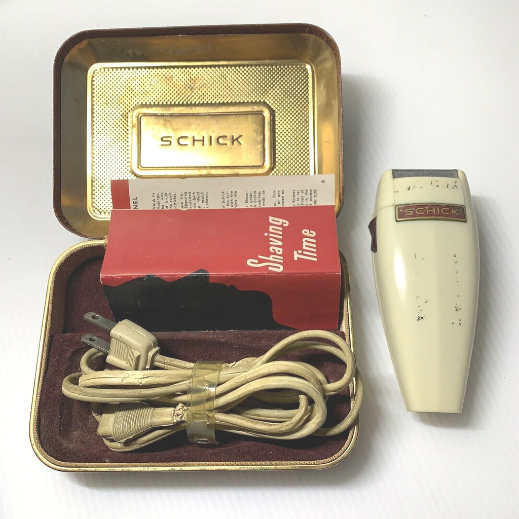 Vintage Schick Super Electric Razor Shaver : Fully Working Condition