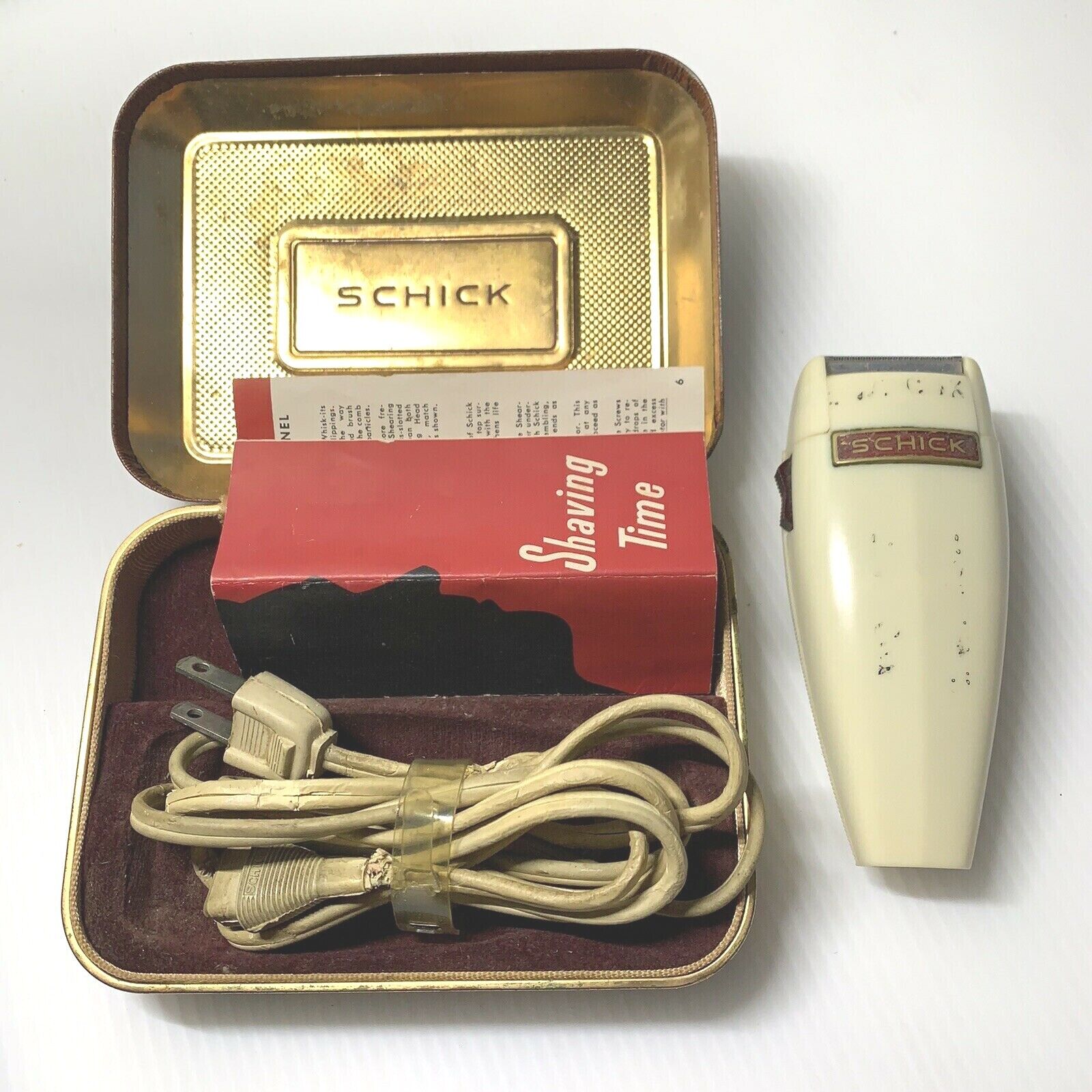 Vintage Schick Super Electric Razor Shaver : Fully Working Condition