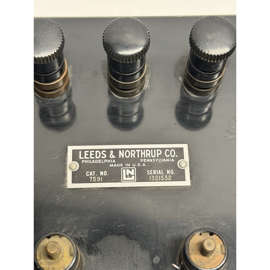 VINTAGE LEEDS & NORTHRUP 7591 VOLT BOX POTENTIOMETER ~~ UNTESTED