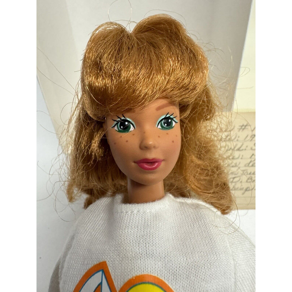 Vintage Mattel 1993 Glitter Hair Barbie Doll Long Blonde Hair #13965