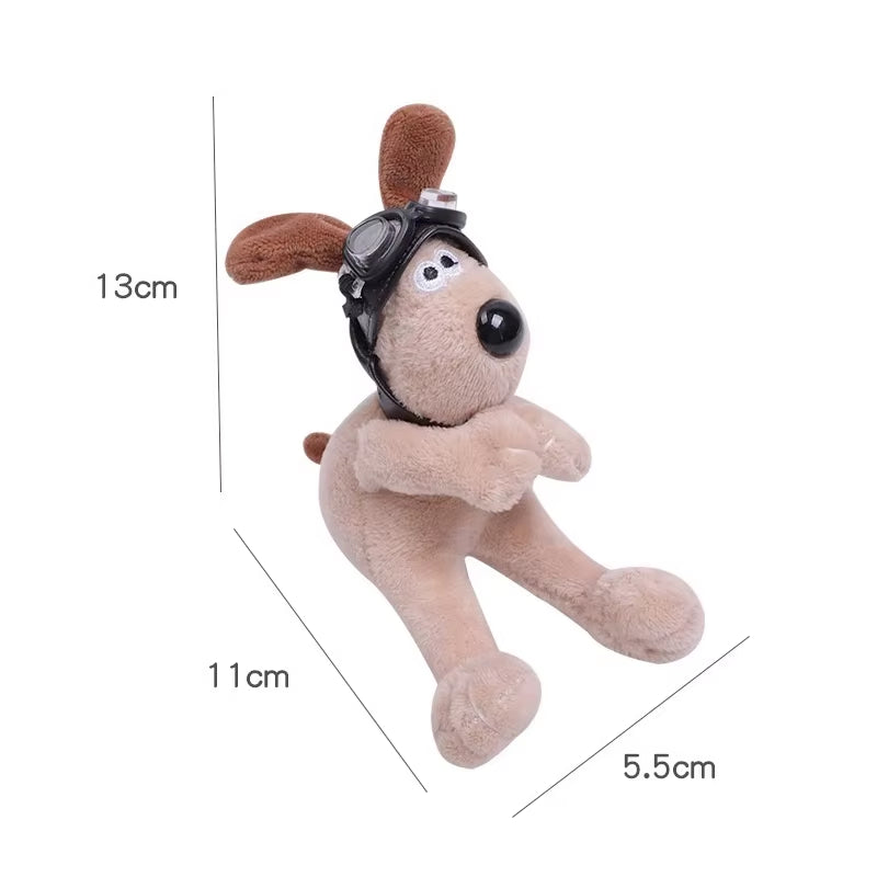Plush Puppy Clutch Decoration Car Wiper Turn Signal Switch Decoration Cute Dog Car Wiper Doll Interior Accessories