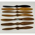 Vintage Lot of 7 RC Model Airplane Wood Propellers