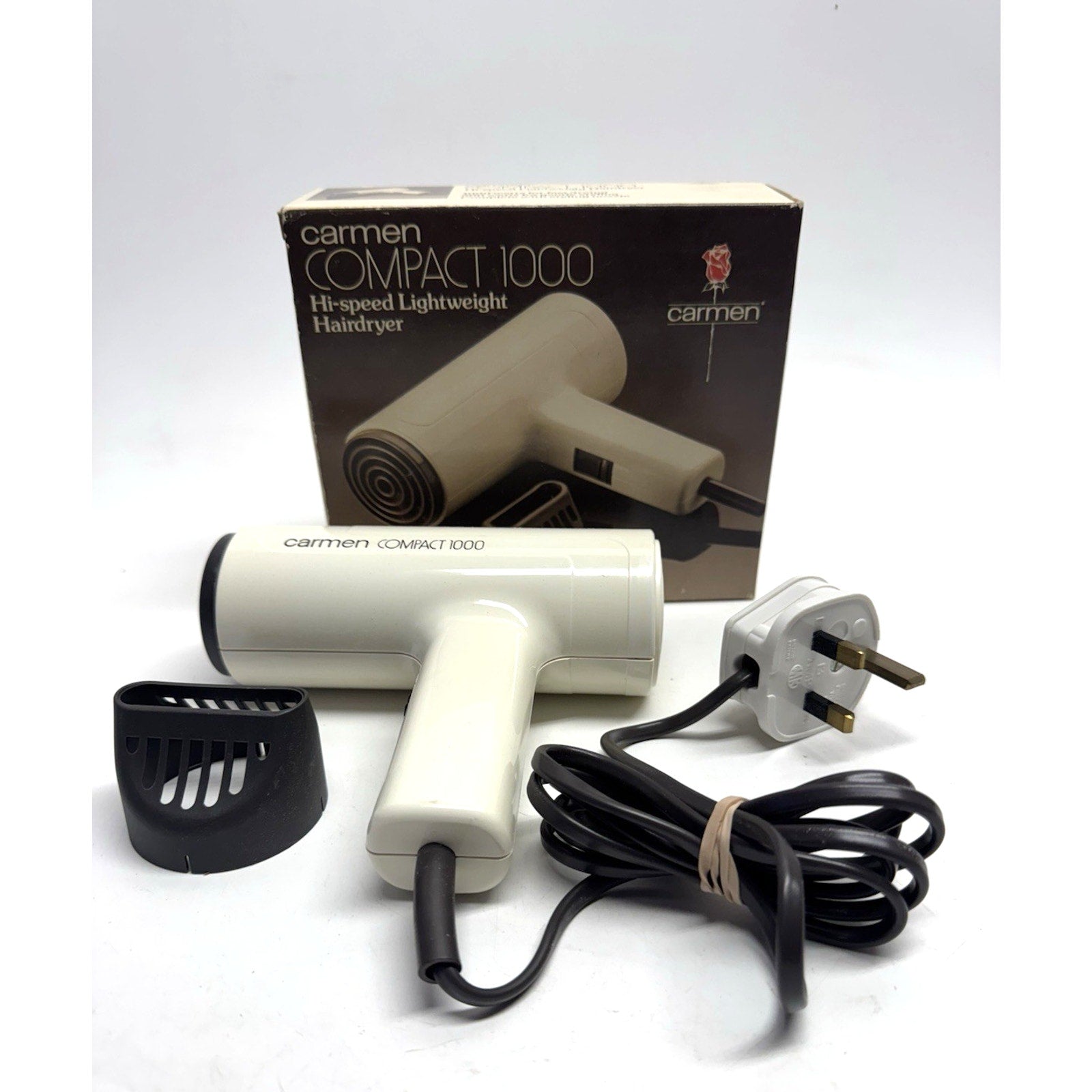 VINTAGE RARE Carmen Compact 1000 Watt Hair Dryer Made in Germany
