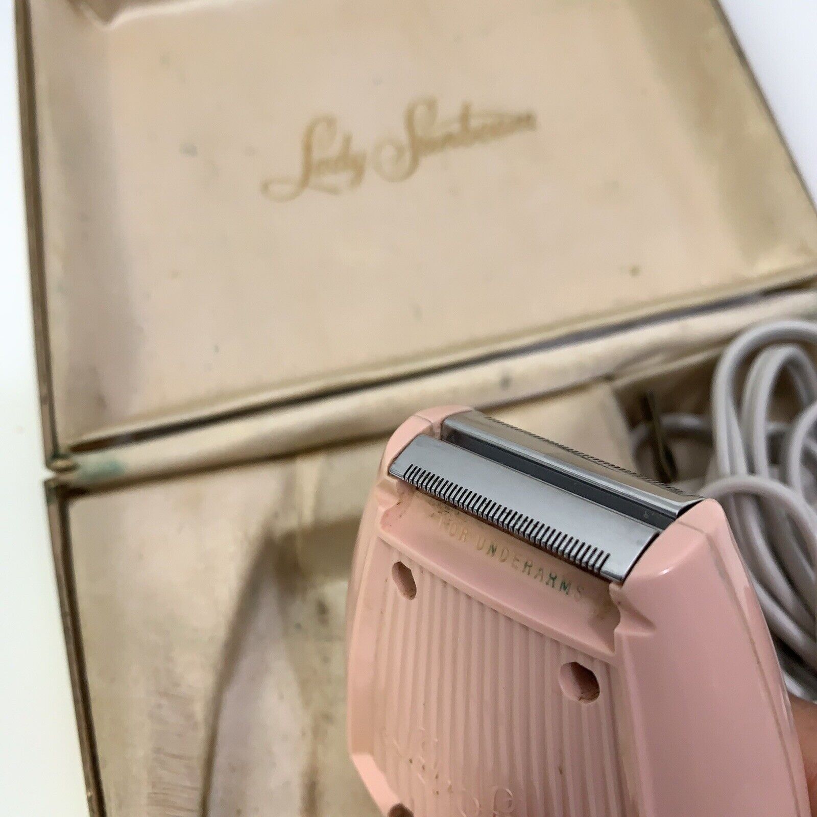 Vintage Lady Sunbeam Electric Pink Shavemaster Shaver