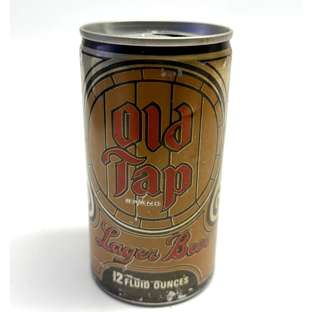Vintage Old Tap Lager Beer - Pull Tab Can. Pabst Brewing