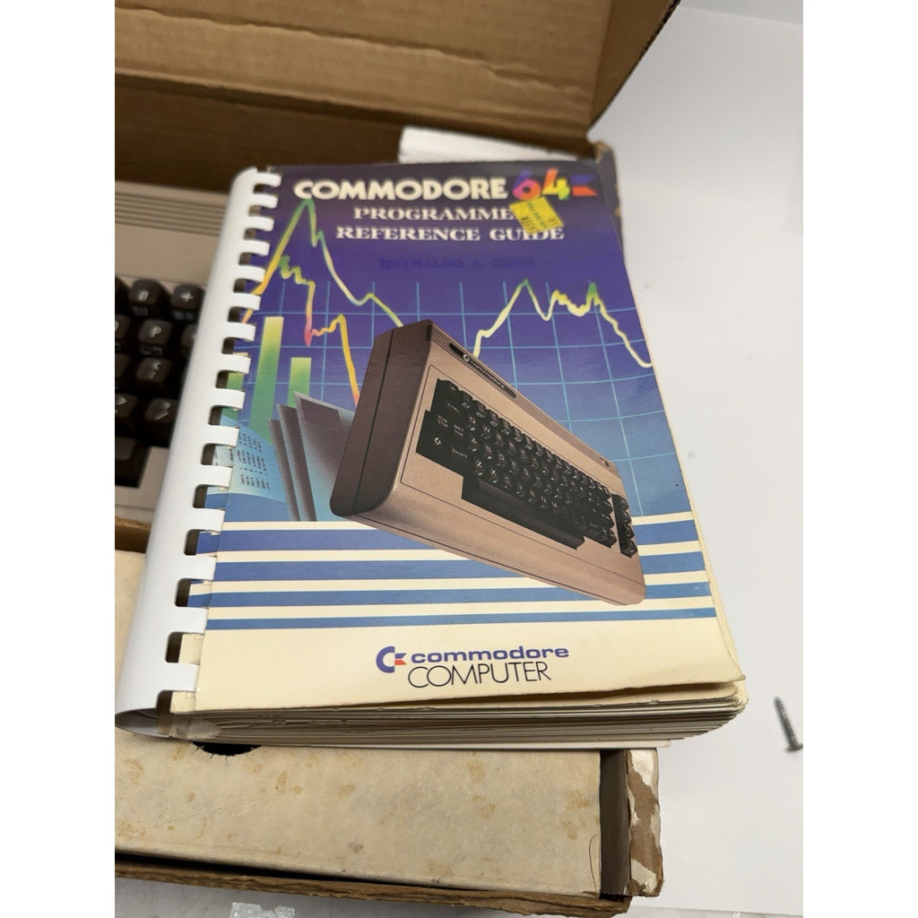 VINTAGE 1992 Commodore 64 C64 Breadbin Computer System - Cosmetic Damage -