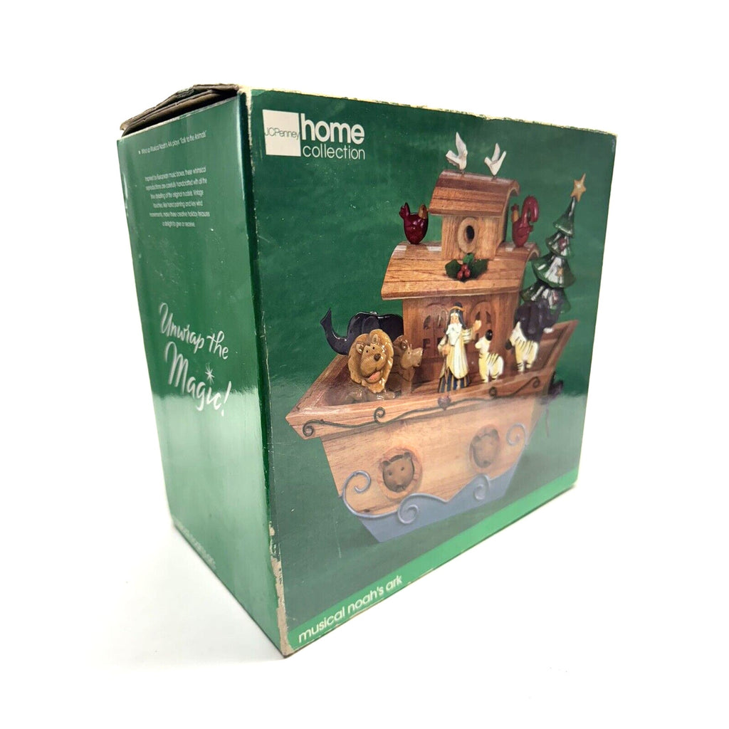 VINTAGE NOS Musical Noah's Ark by JC Penny Home Collection