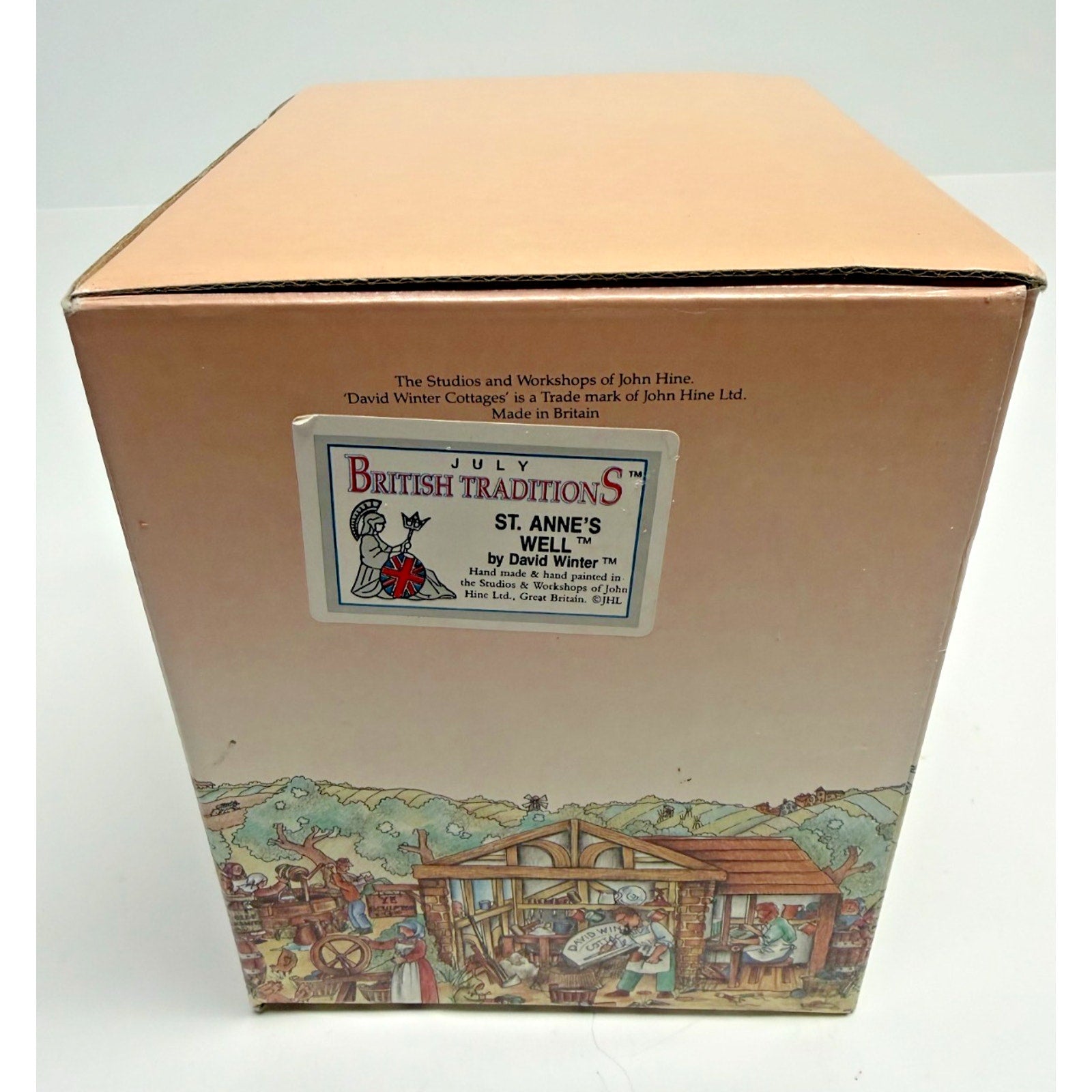 Vintage David Winter Cottages "St Anne's Well" 1989 NEW!
