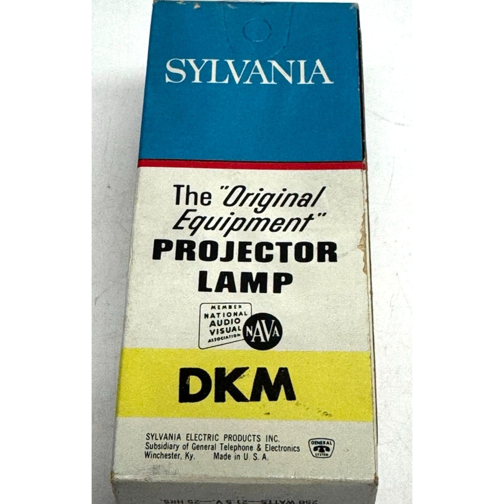 Vintage NOS Sylvania DKM Projector Lamp 250 Watts 21.5 Volts CERTIFIED