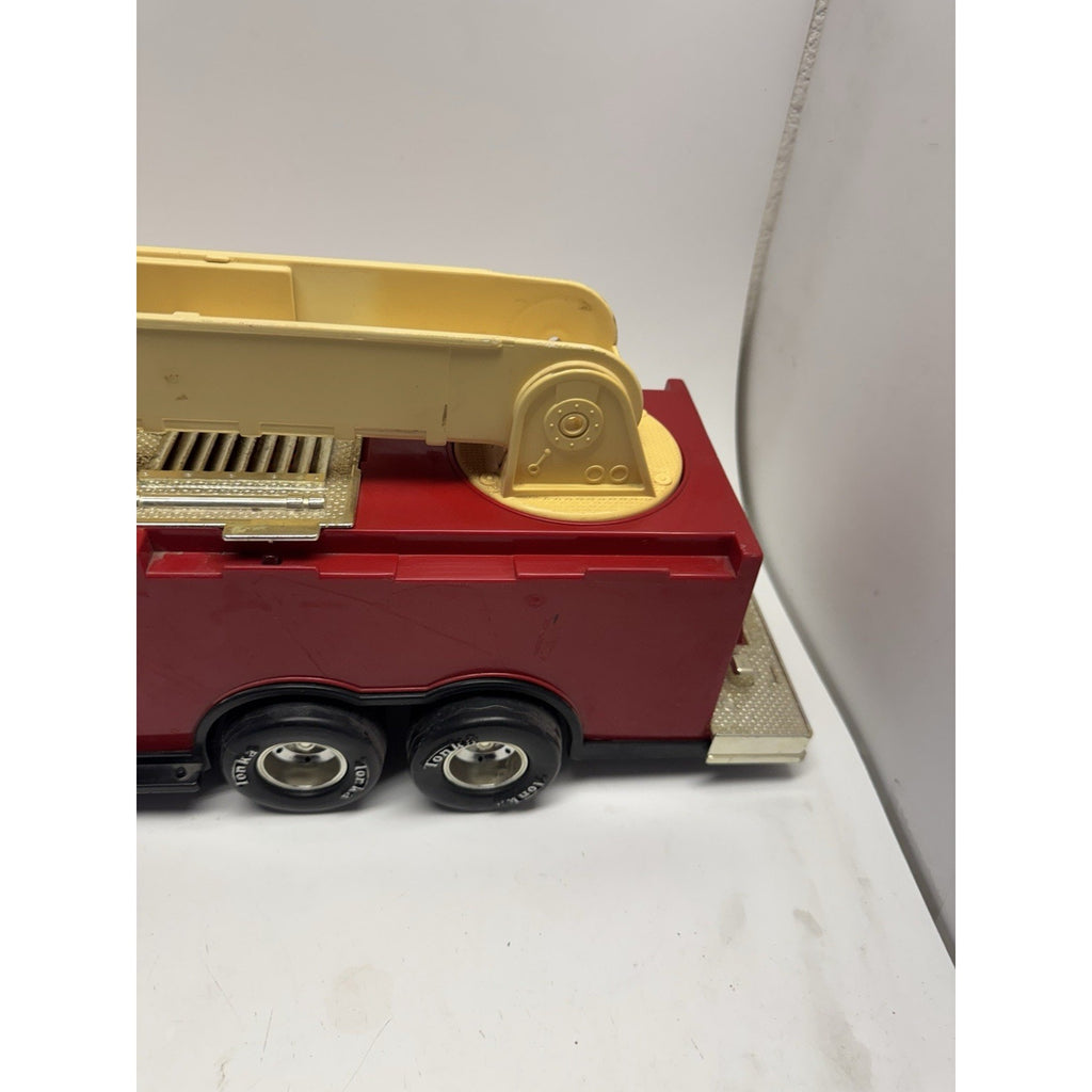 Vintage 1993 23" Tonka Fire Truck Engine No 5 Rescue Boom Ladder #92330