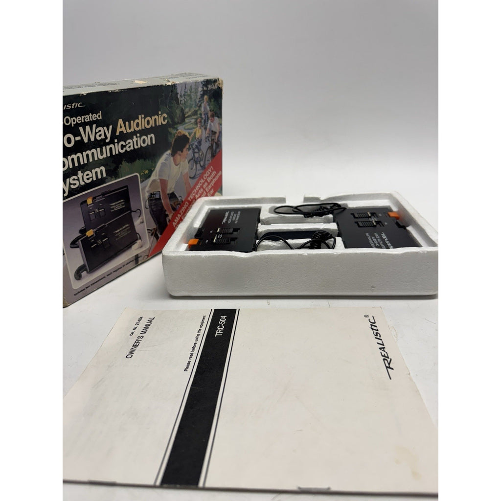 VINTAGE Realistic 21-404 Voice-Operated Two-Way Audionic Communication System