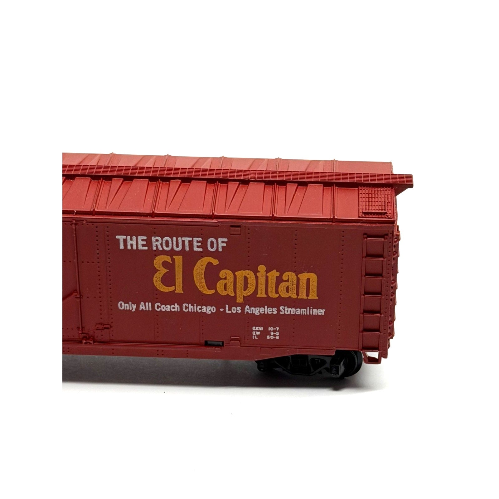 Vintage Tyco HO scale El Capitan Santa Fe ATSF 49277 Box Car