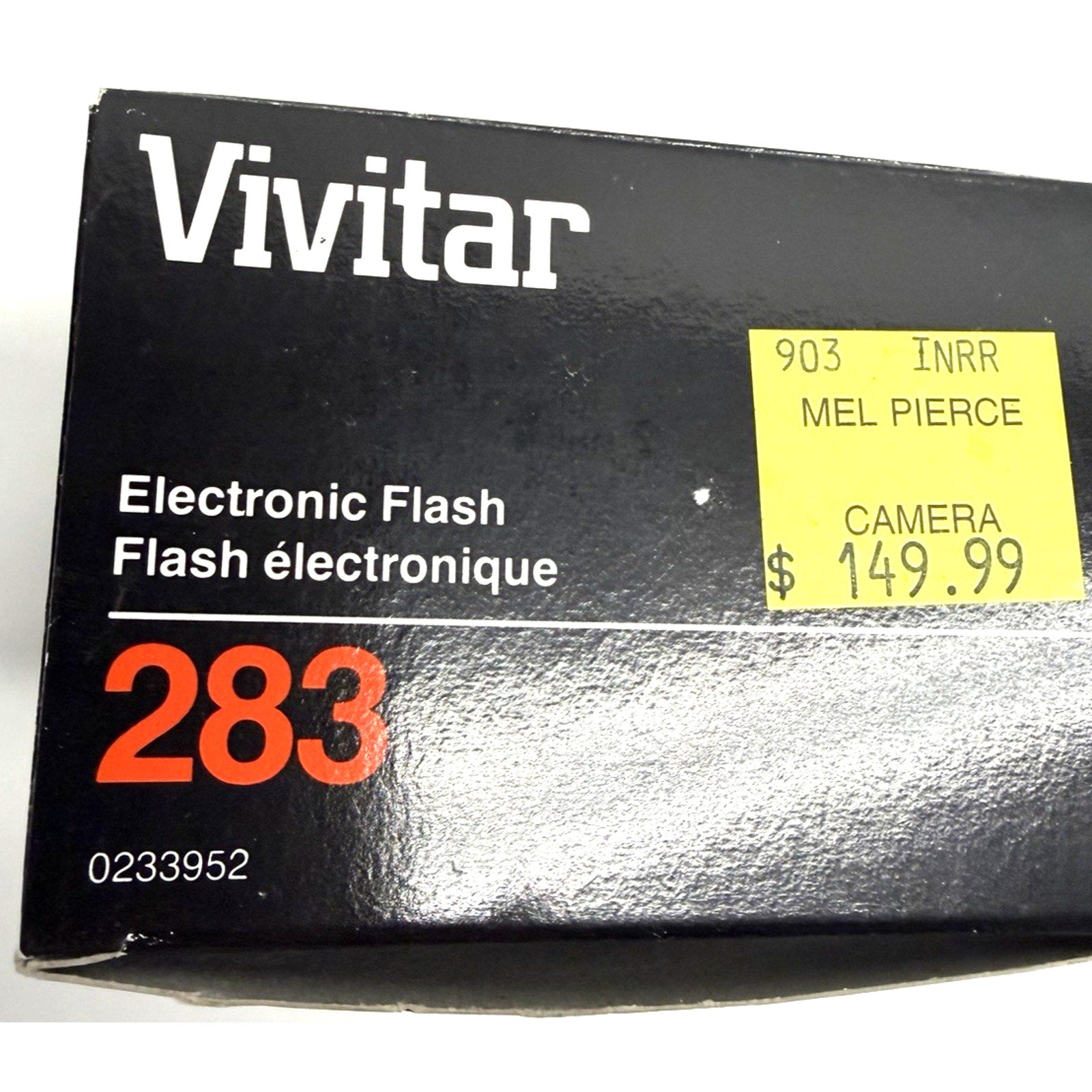 Vintage Sealed New Condition Vivitar 283 Mountable Auto Thyristor Camera Flash