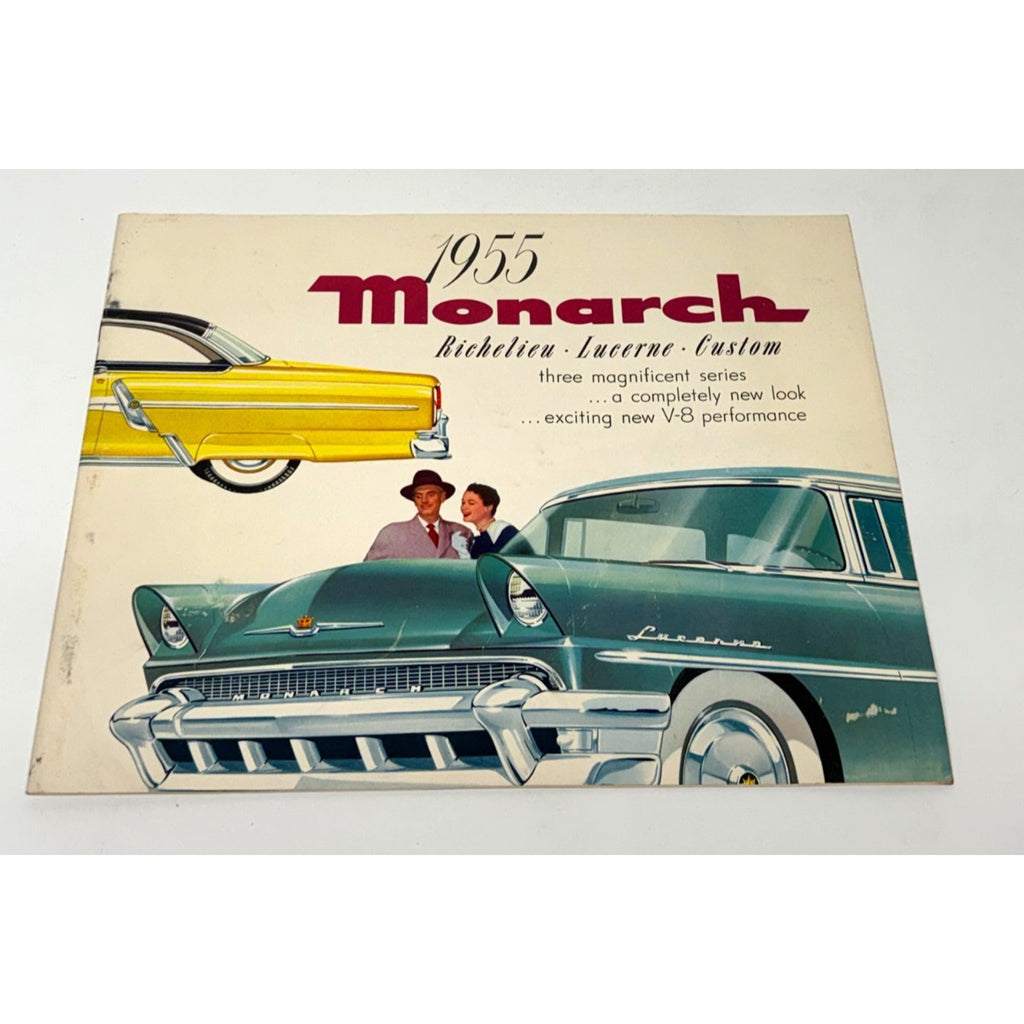Vtg 1955 Monarch Sales Brochure Catalog Richelieu Lucerne Custom Canadian Ford