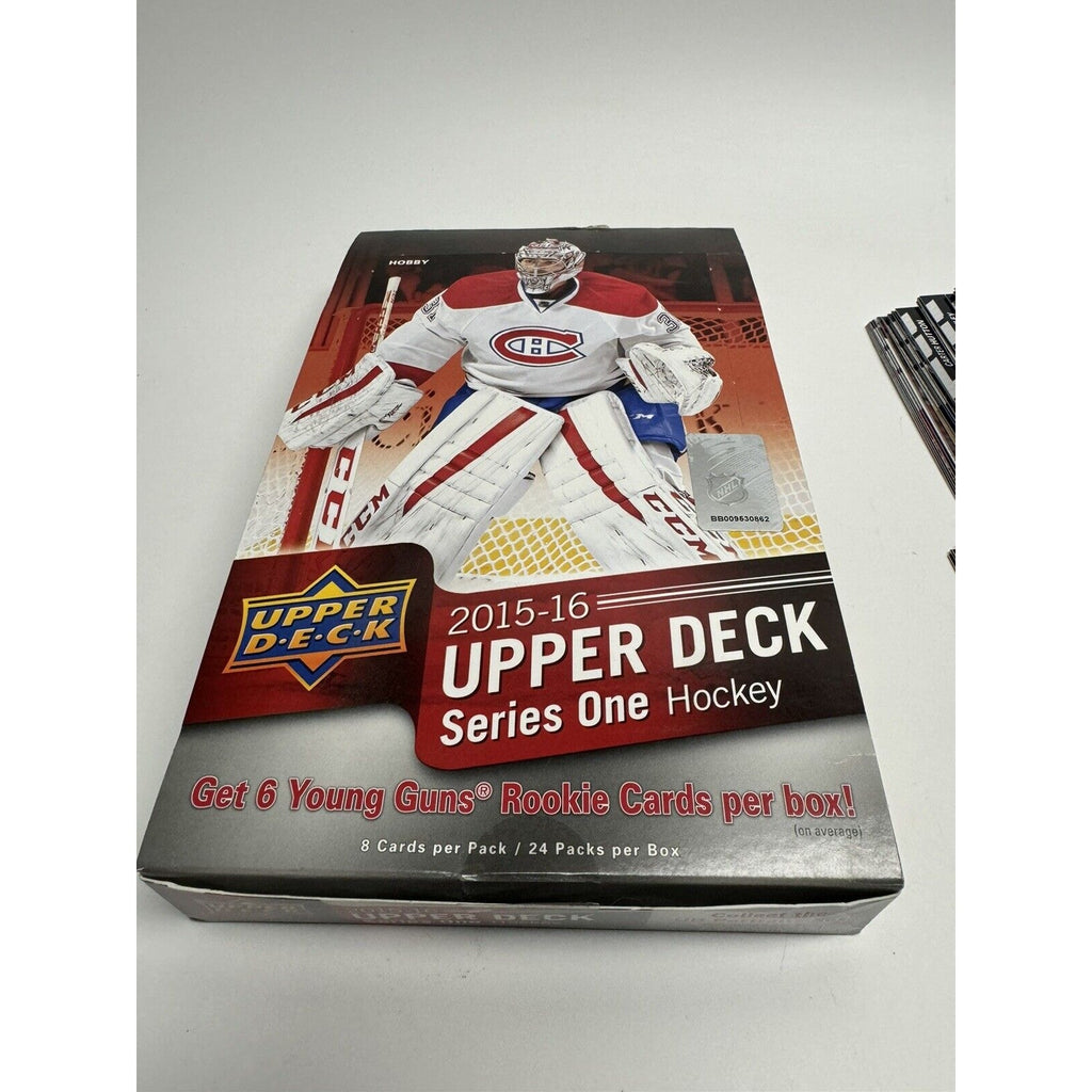 2015-16 Upper Deck Hockey Series 1 one Hobby Box : 178 Cards