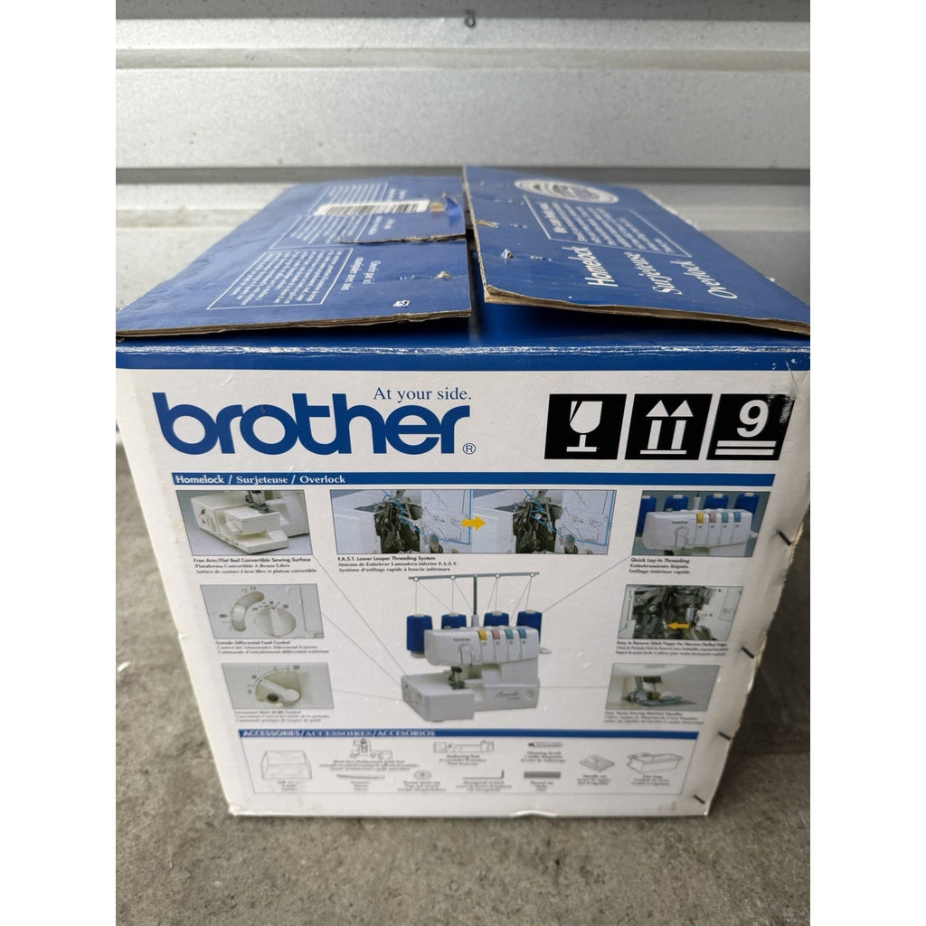 VINTAGE SEALED Brother 1034D 3/4 Lay-In Thread Sewing Serger Overlock Machine