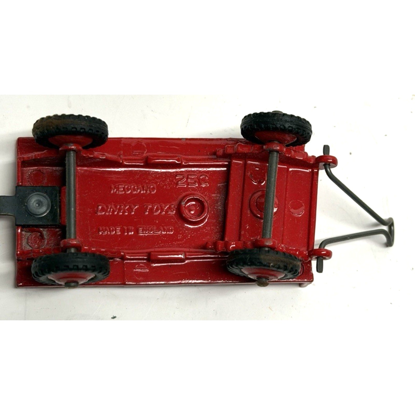 VINTAGE NOS Meccano Dinky Toys 1/43 Scale Diecast Red Farm Trailer #429
