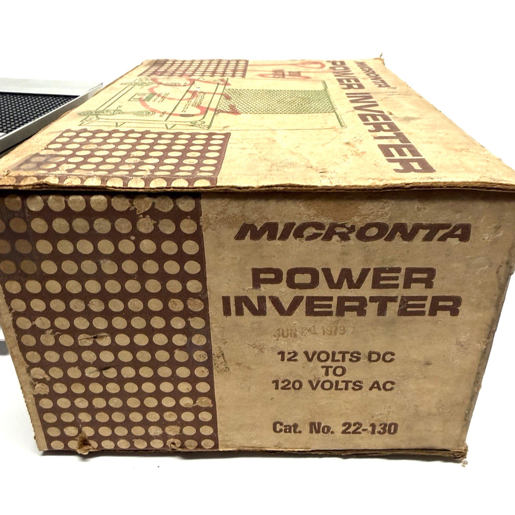 VINTAGE NOS Micronta Power Inverter 12 Volt DC-120 Volt AC Cat No. 22 130