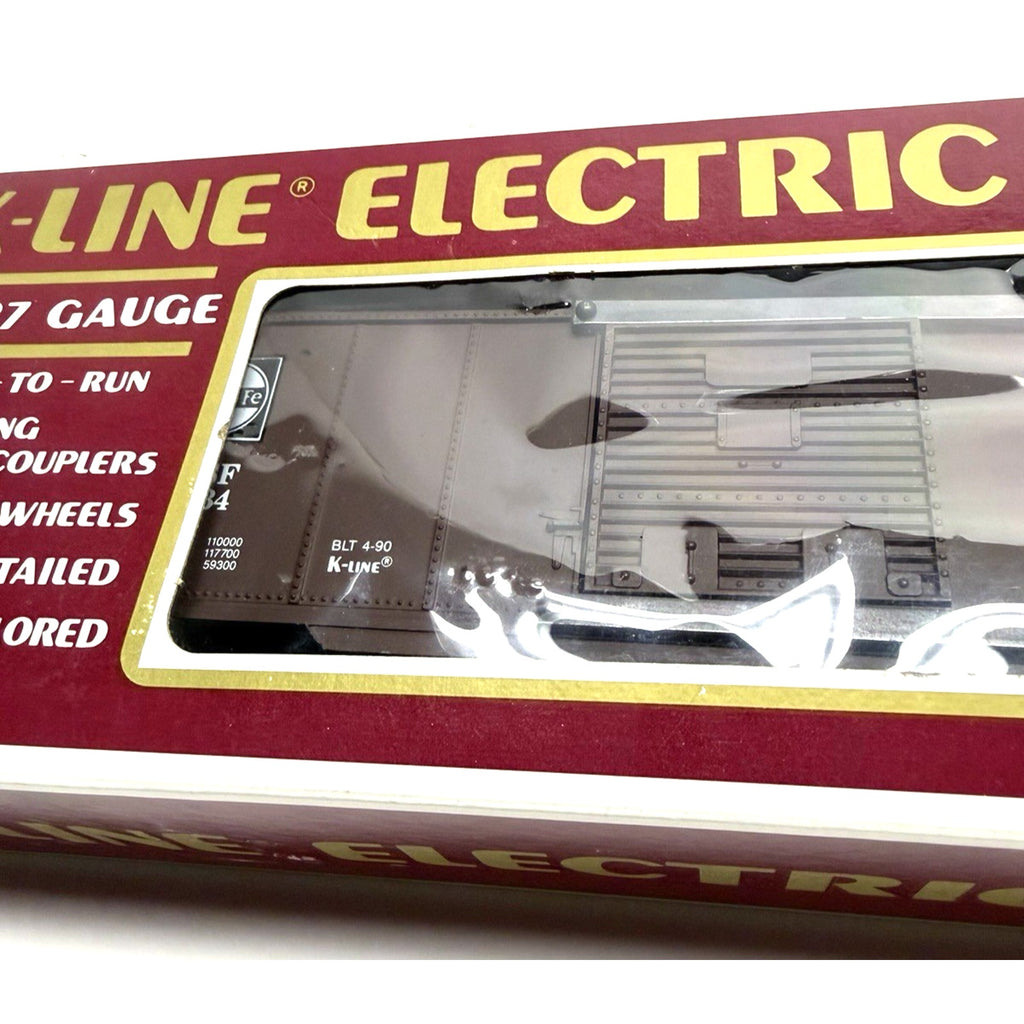 VINTAGE K-LINE O Scale Classic Santa Fe Map Boxcar #2 Ship Santa Fe All The Way