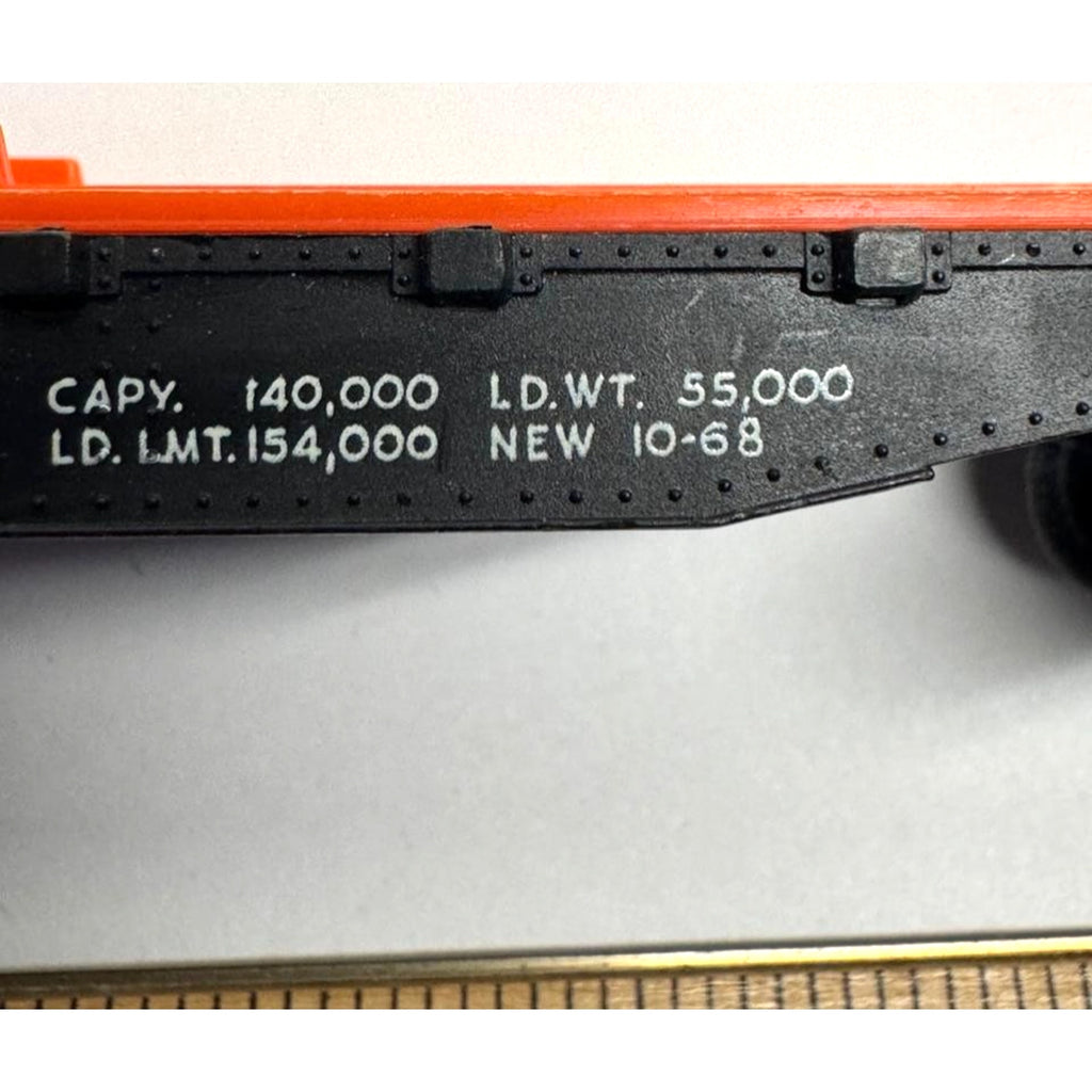 VINTAGE Tyco HO Scale Train Car SL-SF 2530 Knuckler Coupler — Skid Flat Car