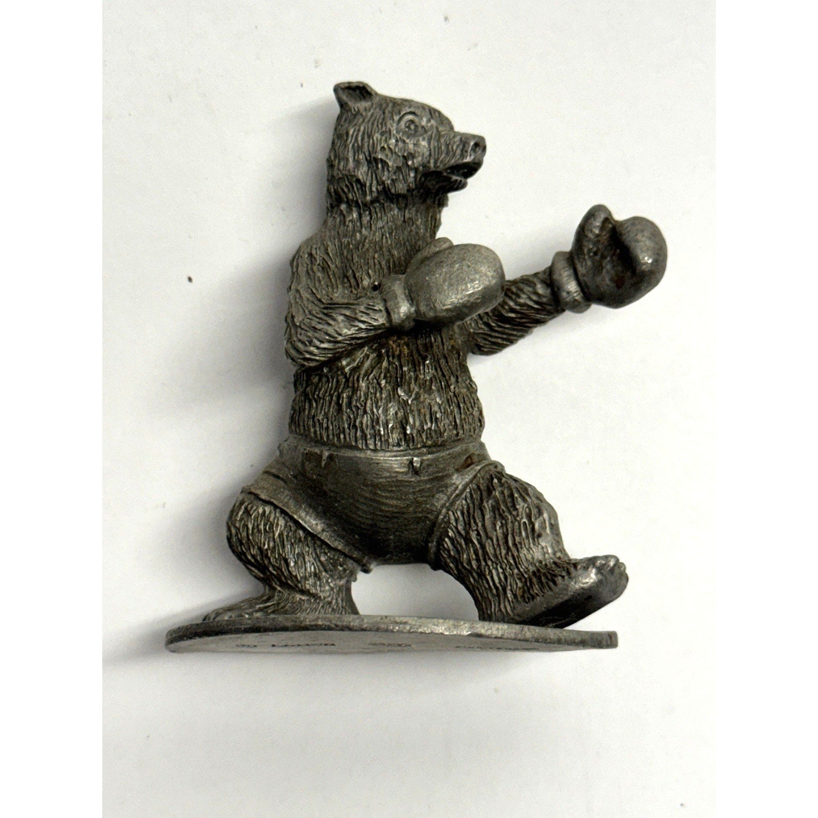 Vintage Lance Fine Pewter Sculpture 3" Figurine Sculpture Made in USA