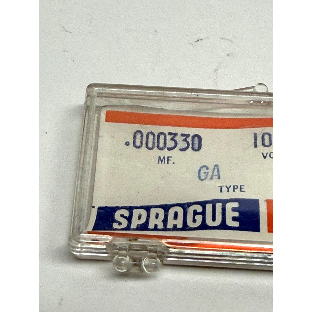 NEW Vintage NOS Sprague 5GA-T33 Ceramic Disc Capacitors .000330uF 1000V
