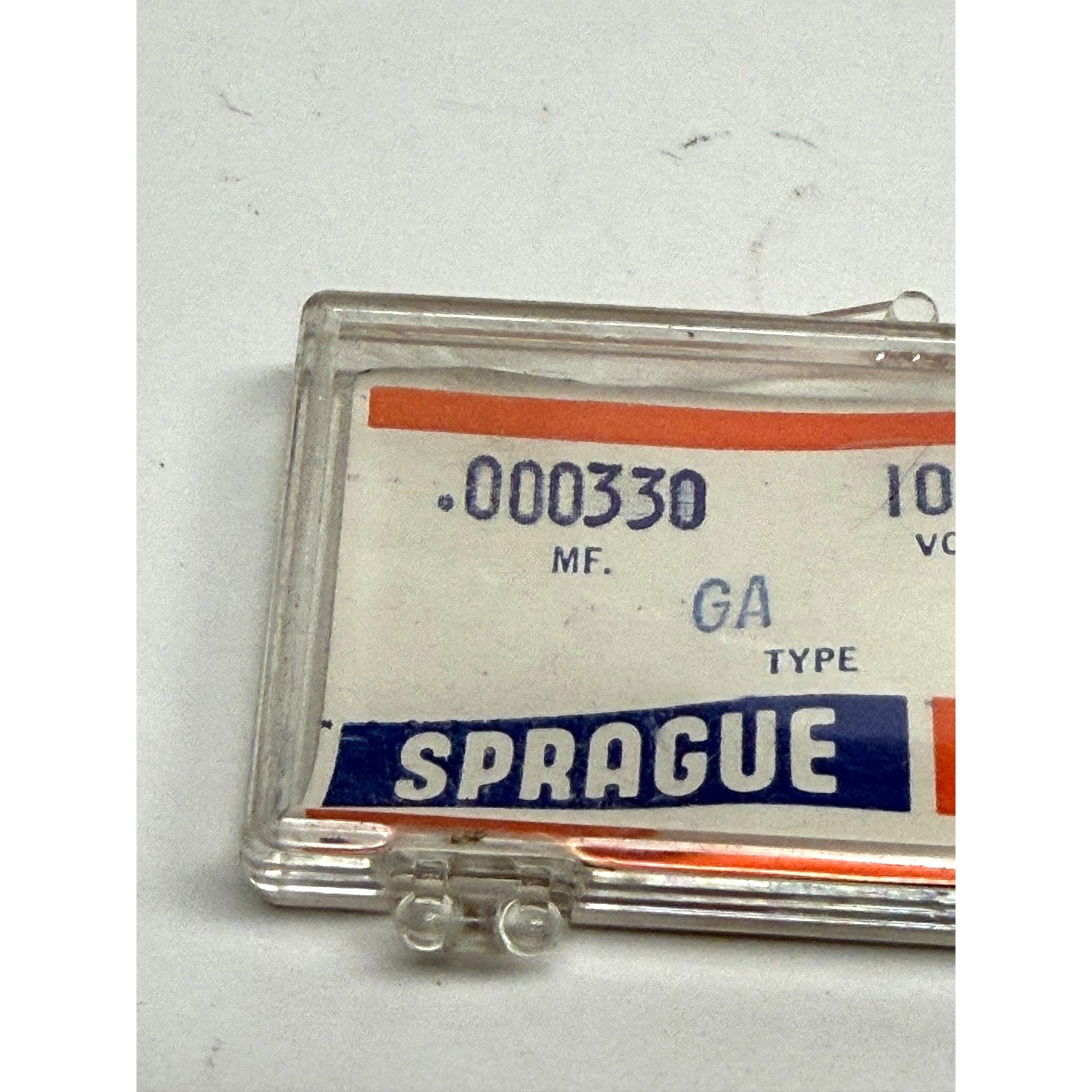 NEW Vintage NOS Sprague 5GA-T33 Ceramic Disc Capacitors .000330uF 1000V
