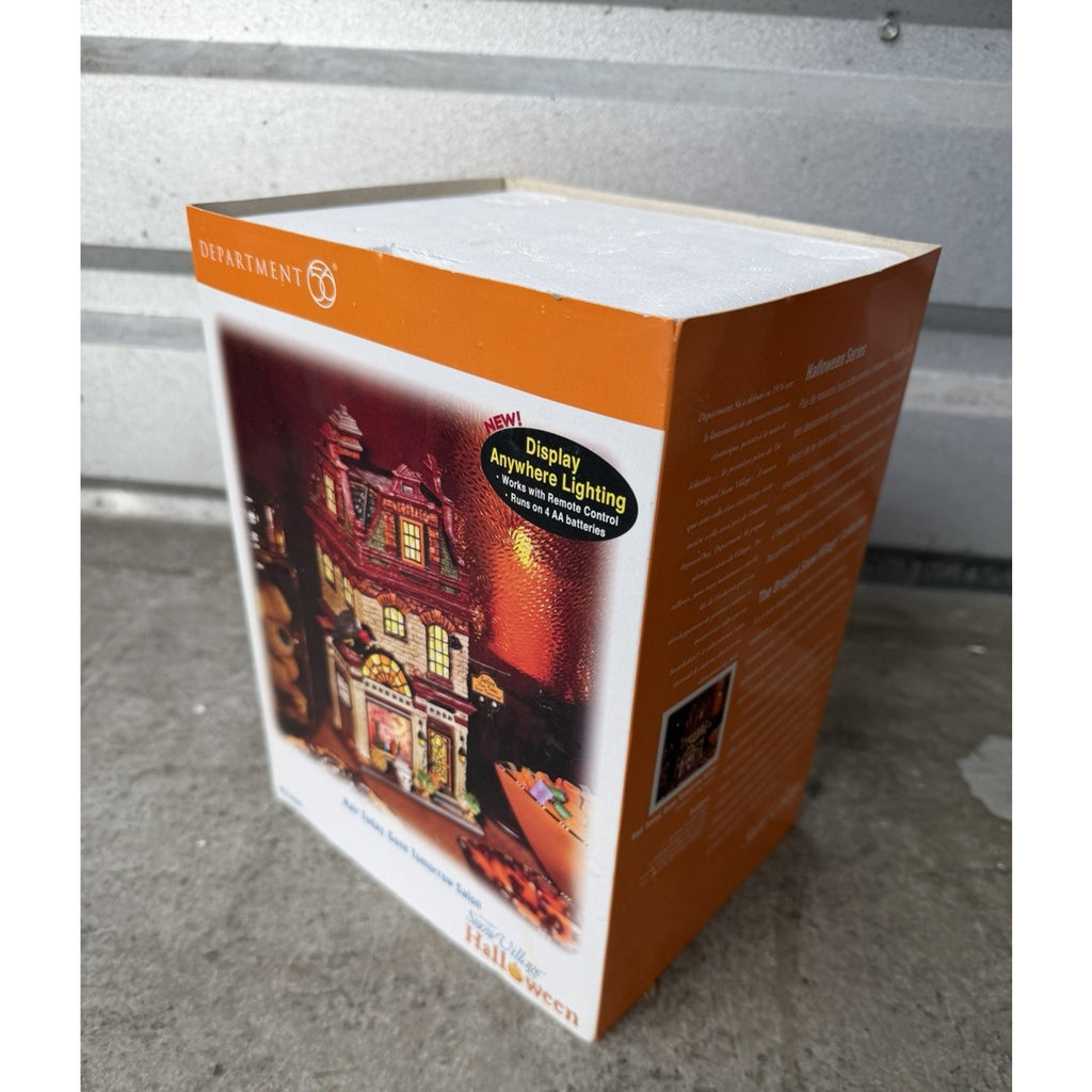 VTG SEALED NEW Dept 56 Halloween 2005 #56.54603 Hair Today, Gone Tomorrow Salon