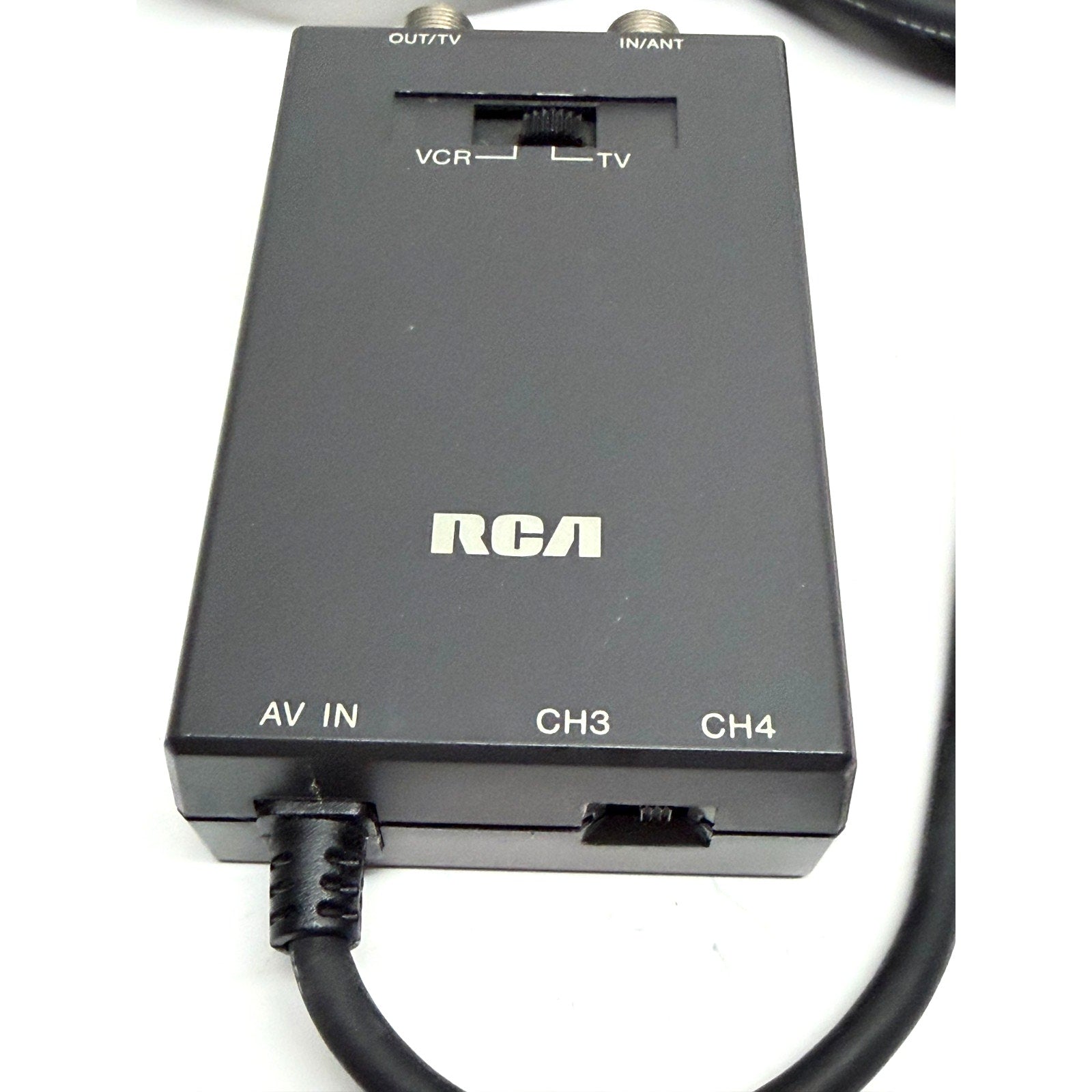 Vintage RCA Switch Black TV-VCR 12V 33mA CRF010