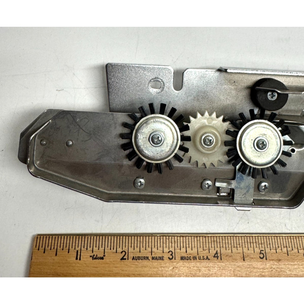 Vintage Toyota Punched Card Knitting Machine Top Lid Gear Fabric Presser Part