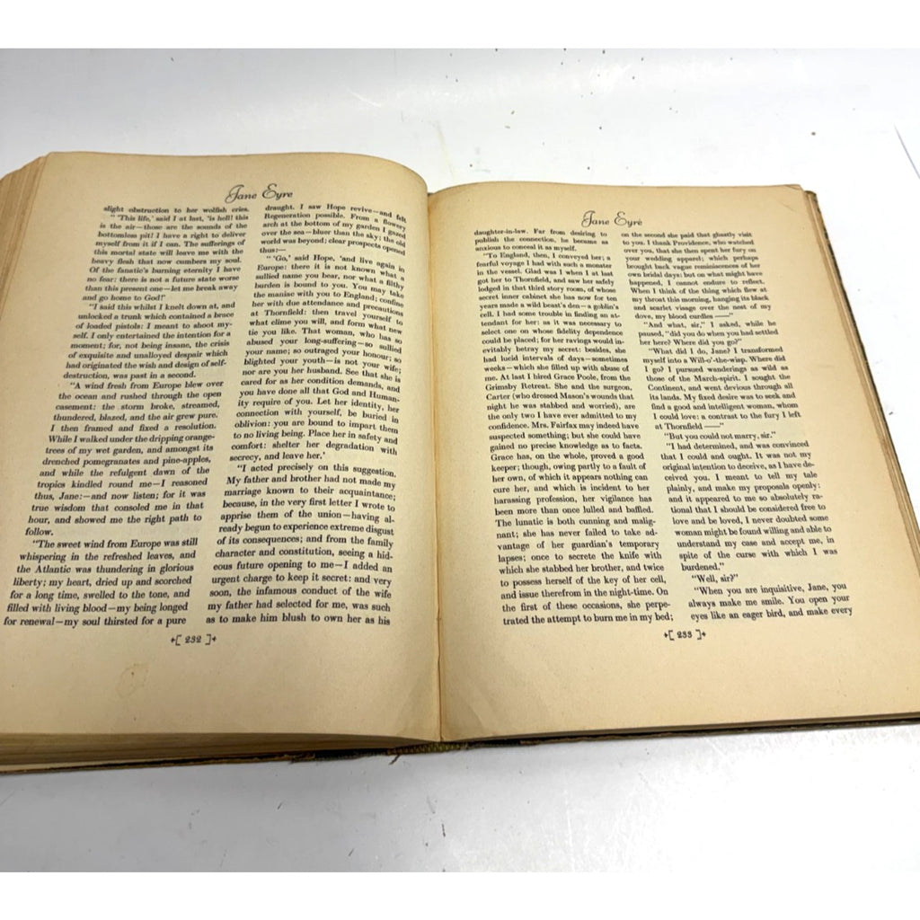 Vtg Jane Eyre-Charlotte Bronte 1943 Random House Edition Eichenberg Engravings