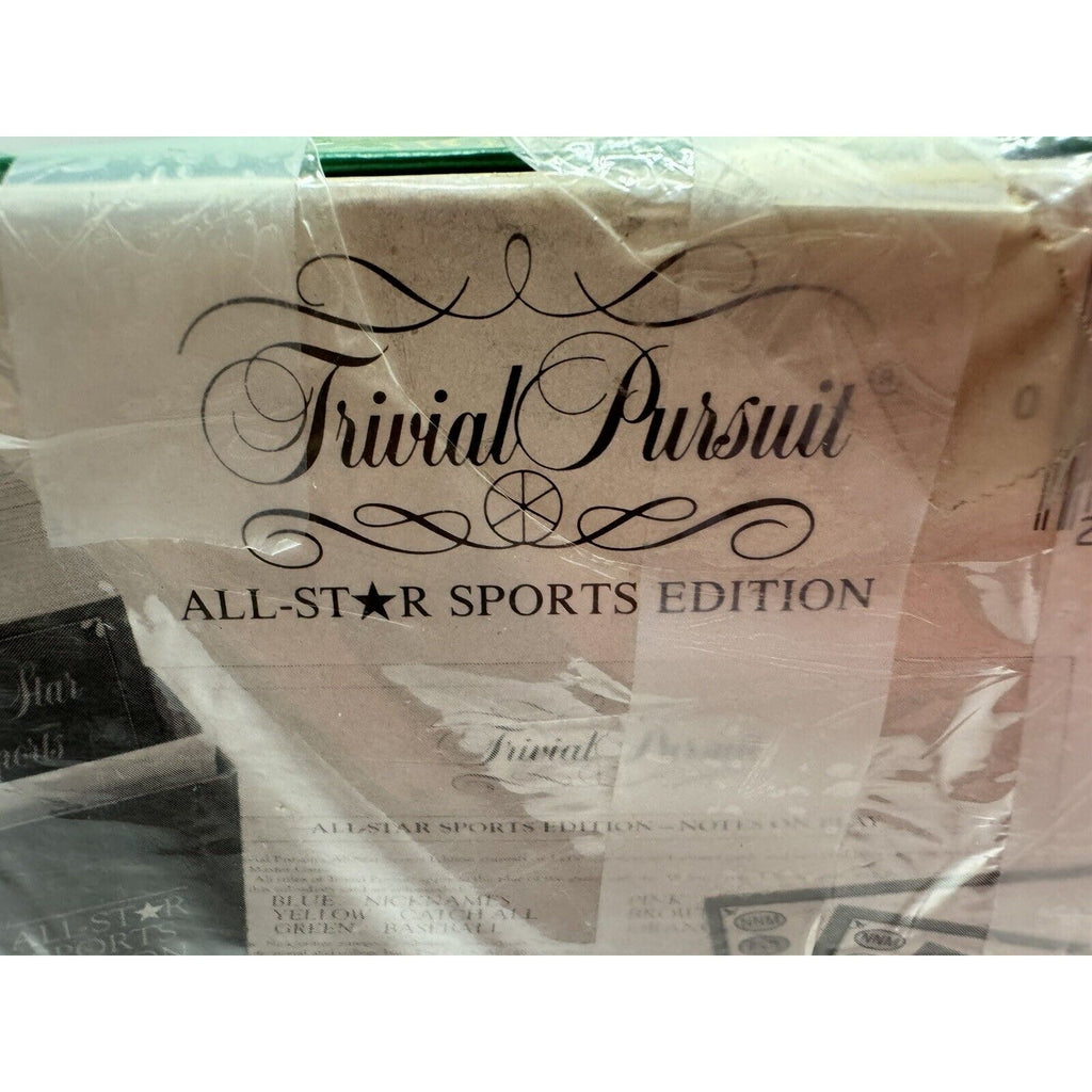 VINTAGE SEALED Trivial Pursuit All-Star Sports Edition Game & Baby Boomer Game