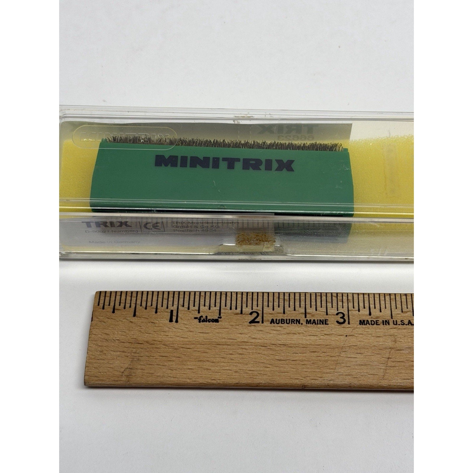 VINTAGE NOS Minitrix 66623 - N-Lokrad-Reinigungsbürste - Spur N Made in Germany