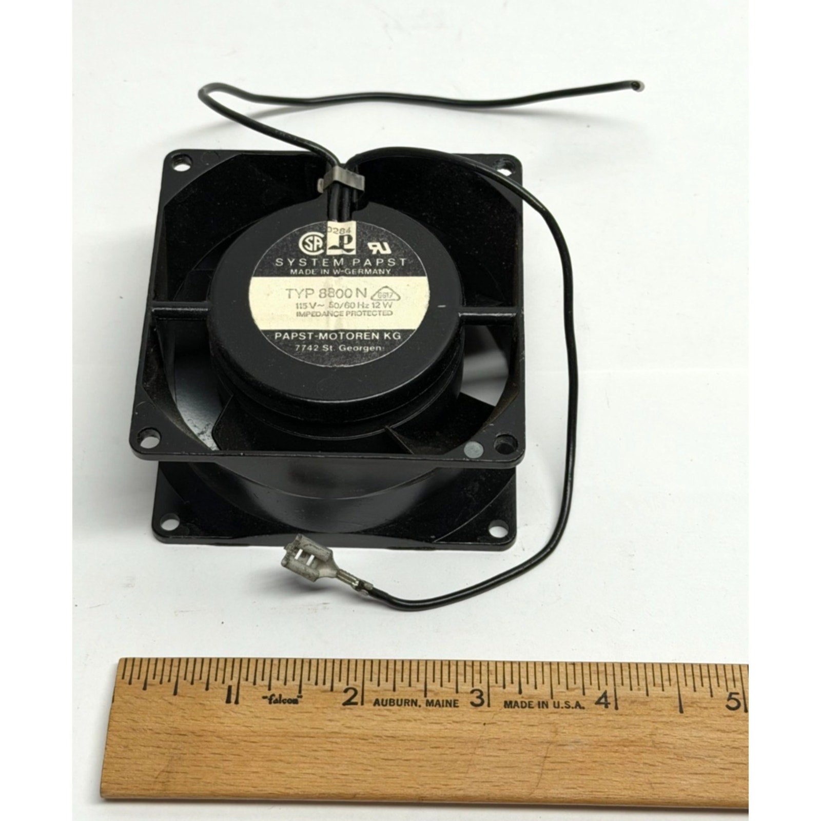 Vintage Papst TYP 8800 N Fan Made in Germany